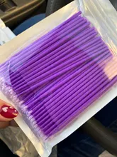 Eyelash-Brushes Extension-Accessories Removing-Lash Cotton-Swab Disposable Micro 100pcs/Bag