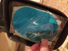 Película impermeable para espejo retrovisor de coche, 2 uds., accesorios adhesivos, antilluvia, antivaho