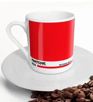 

Personalized Is Pantone Red Coffee cup