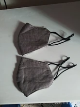 Mascarilla Vintage lavable ajustable, mascarilla facial de algodón y lino a prueba de viento, máscaras para exterior, mondkapjes wasbaar