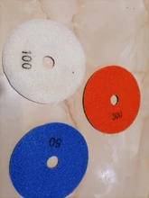 Uds 3/4 lijado disco de mojado almohadillas de pulido de diamante de granito, mármol pulidora de piedra Flexible de herramientas de mano