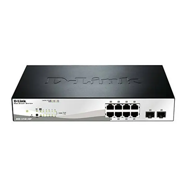 Desktop Switch D-Link DGS-1210-10P 10 Puertos RJ45