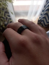 Anillo giratorio de 6/8mm inox para hombre, accesorio antiestrés, alianza de boda clásica de acero inoxidable, joyas deportivas informales