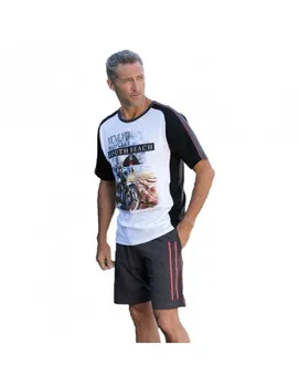 

MASSANA man pajamas print motorbike P201322