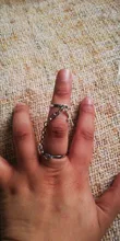 Punk Hip Pop-anillos de aleación abiertos de cuatro dedos, cadena ajustable multicapa, cadena nueva, borla, accesorios para mujeres, niñas, regalo