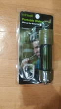 Miniwell-purificador personal para acampada, filtro de agua pajilla para suministros de supervivencia o emergencia, L630