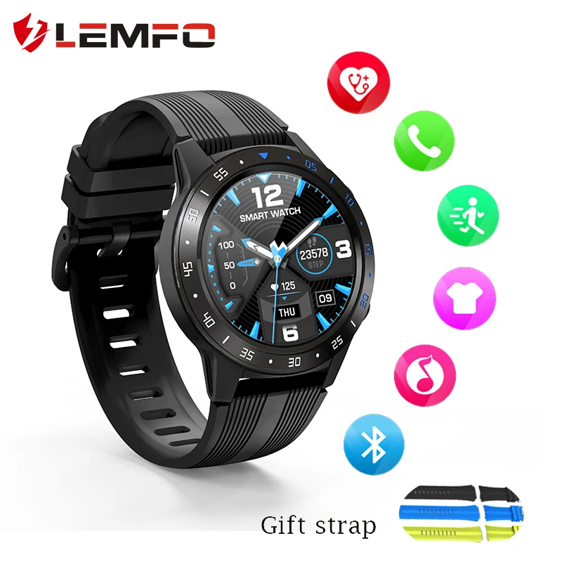 LEMFO gps Смарт-часы телефонный звонок сердечный ритм кровяное давление