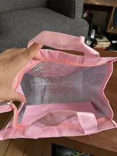 PURDORED-fiambrera grande para mujer, bolsa de caja de almuerzo con aislamiento térmico, enfriador, Bento, contenedor de almuerzo, bolsa de almacenamiento de alimentos, 1 ud.