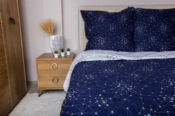 

Calm Stars Fashion Pure Cotton Luxury Ranforce Bedding Set OEKO-TEX certified High Quality Duvet Cover Sheet Linen From Turkey