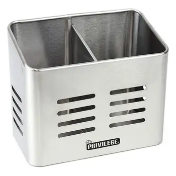 

Pot for Kitchen Utensils Privilege Stainless steel (16 X 9 x 13 cm)