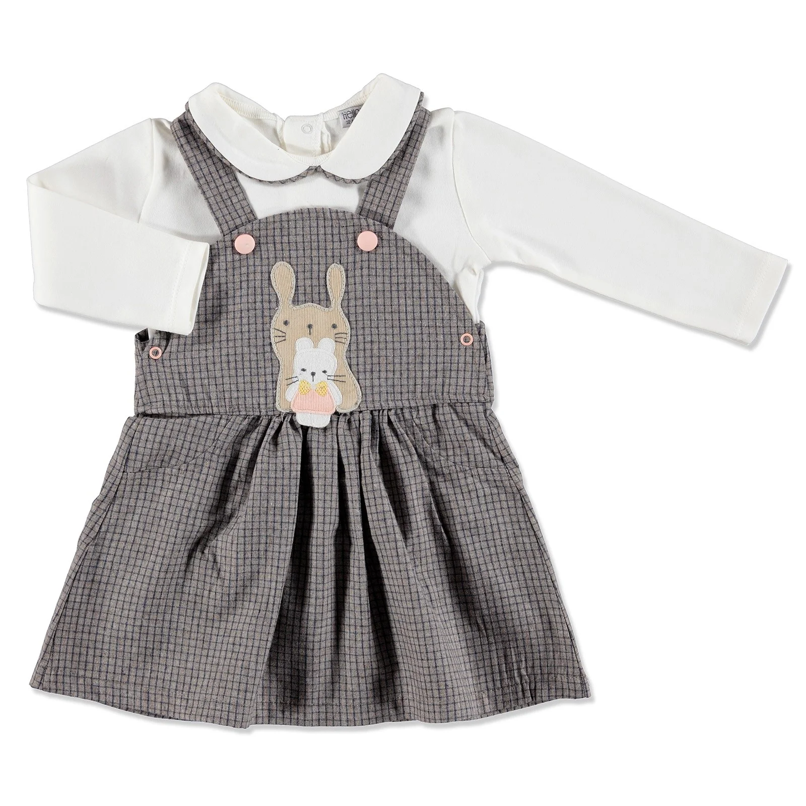 

ebebek HelloBaby Rabbit Texture Baby Jumper Sweatshirt Set