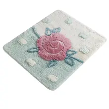 Коврик для ванной-коврики | коврик коврики для ванной нескользящие анти пресс-форма коврики застекленный 50X60 см мята