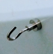 Imán de neodimio N52, gancho Vertical de 3KG, 4KG, 6KG, Base magnética, pegatina para nevera multifunción, 1 ud.