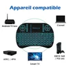 I8 Mini Keyboard Wireless Usb Touchpad Multilanguage 7 Colors Backlit Keyboard for Android Tv Box PC Play Games AAA Battery ► Photo 2/6