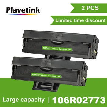 

Plavetink 2pcs 106R02773 Toner Cartridge Compatible For Xerox Phaser 3020 WorkCentre 3025 Cartridge Powder Refill Reset Chips