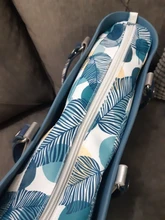 Forro de borde Floral con estampado colorido, bolsillo con cremallera interior para Mini bolsa clásica, inserto de Obag con revestimiento interior impermeable para bolsa O bolsa