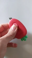 Novedad fruta, zanahorias cuchillo Mini Kawaii portátil de caja de embalaje de papel sobre cúter carta abridor de herramientas