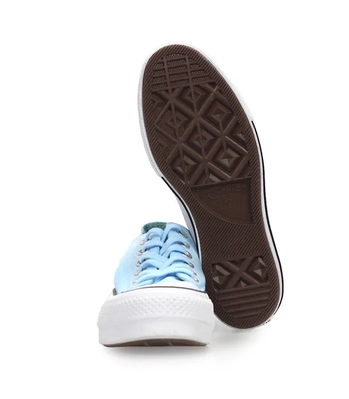 CONVERSE ALL STAR CHUCK TAYLOR OX светильник синие кроссовки на платформе