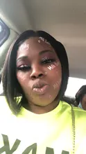 Peluca recta con corte Bob de 13x4 para mujer, cabello humano de encaje, prearrancado con pelo de bebé, Remy brasileño, cierre de Bob corto, color negro
