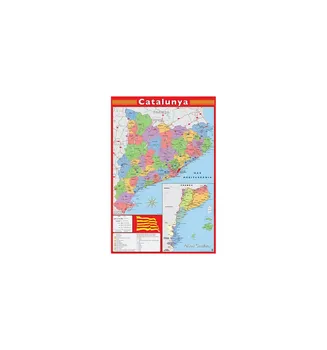 

POSTER MAP CATALONIA