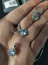 Conjunto de joyas de plata de ley 925, joyería para boda, pendientes, collares colgantes, mejor nuevo diseño, envío gratis