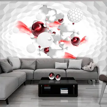 

Wall mural-Race of Colours - Red - 150x105 cm