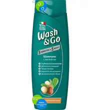 Wash&Go Шампунь с маслом ши для поврежденных волос 200мл