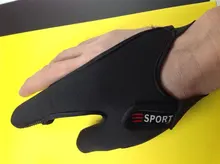 Guantes de pesca de neopreno, medio Protector, antideslizantes, anticortes, dos dedos, para pescar, accesorios para exteriores, 1 Uds.