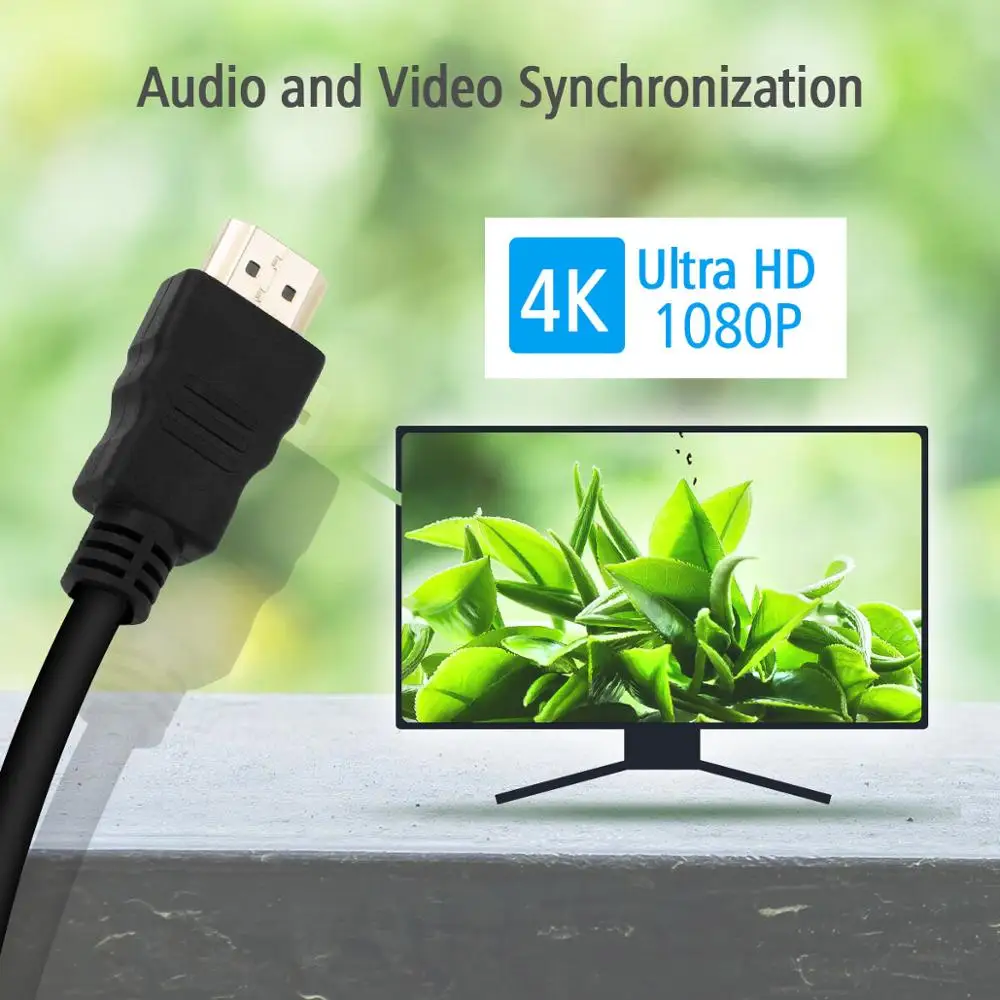10ft DisplayPort HDMI кабель высокоскоростной 1 4 папа к кабелям UHD 3D 1080P 4K для DVD PC LCD