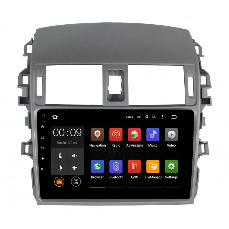 Штатная магнитола Roximo 4G RX-1104 для Toyota Corolla e150(Android 6.0)(+ Камера заднего вида в подарок
