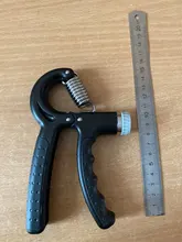 Empuñadura de mano ajustable en forma de R, expansor de fuerza deportiva, para ejercicio contador de fuerza, pinza de dedo