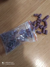 100/50pc lijado de bandas de manicura máquina 180/120/80 Grit uña taladro broca de pulido archivos pedicura herramienta BEND261