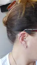 Canner 1 Uds Piercing pendientes para las mujeres 925 de circón de plata esterlina cartílago pendientes joyería fina kolczyki damskie oorbellen W4