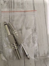 Conector de Audio enchufable para KTV, 2 uds., 6,35mm/6,5mm, Mono enchufe de amplificador, 6,35/6,5