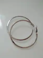 Pendientes grandes con Clip para mujer, aretes circulares con diamantes de imitación sin Piercing, Clips de oreja de Color dorado y plateado para fiesta, 2019