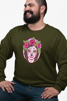 

Angemiel Wear Flowering Mexican Men 'S Green Men 'S Sweatshirt