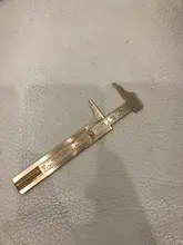 Measuring-Ruler Brass-Caliper Vernier Dual-Scale Retro Mini High-Quality Portable Pure-Copper
