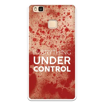 

Stand case costume drawing Under Control WP030 for Huawei P9 Lite