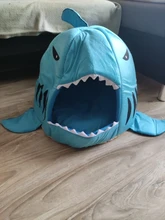 Puppy-House Dogs-Tent Shark Small Dog Large Pet-Product Cat Bed for High-Quality Cotton