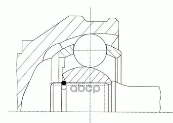 

Shrus com KT (anther grease clamp) GKN (loebro) art. 301956