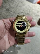 NAVIFORCE-reloj de pulsera militar para hombre de acero, cronógrafo de acero, cronógrafo para hombre, resistente al agua, pantalla dual