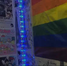 Flags Rainbow-Flag Homosexuality Pride Parade Peace Lesbian Gay Polyester Stripe Men