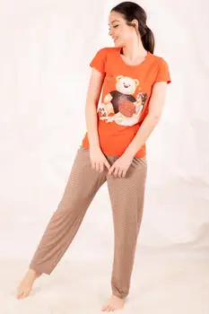 

Armonika Women Top The Teddy Bears Six Zigzag Pattern SLEEPWEAR kit ARM-20Y099018
