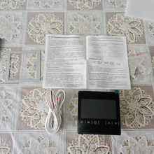 Controlador de temperatura con pantalla táctil, termorregulador, luz trasera negra, termostato de pared eléctrico, WiFi, 110V, 120V, 230V