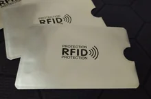 5 uds. De fundas de aluminio con bloqueo para lector de tarjetas bancarias, tarjetero para tarjetas bancarias, protección para tarjetas bancarias, soporte NFC de Metal para tarjetas de crédito