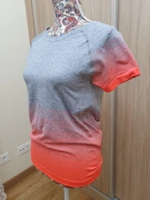 Fitness Tops T-Shirt-Sleeve Deporte Quick-Dry Running Womens Gym P096 Tees Mujer