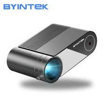 BYINTEK K9 Mini 1280x720P Portable Video Beamer LED Home Theater Projector for 1080P 4K Cinema(Option Multi Screen For Iphone）