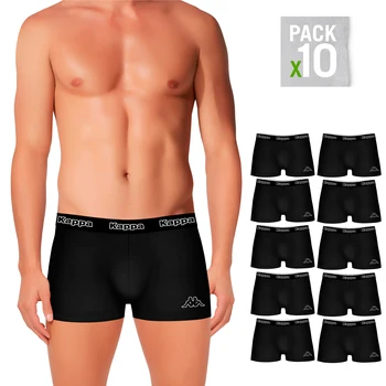 

KAPPA Boxers type boxer pack Top 10 drives in black color for men