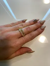 Anillos de apertura dorados y circón de lujo para mujer, joyería gótica con dedos, sortija Sexy para fiesta de boda, chica, 2021