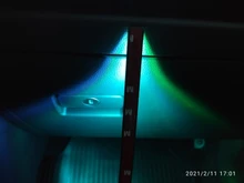 Led COCHE pie luz ambiental con USB encendedor de cigarrillos de fondo de música Control App RGB Auto decorativa Interior luces de la atmósfera